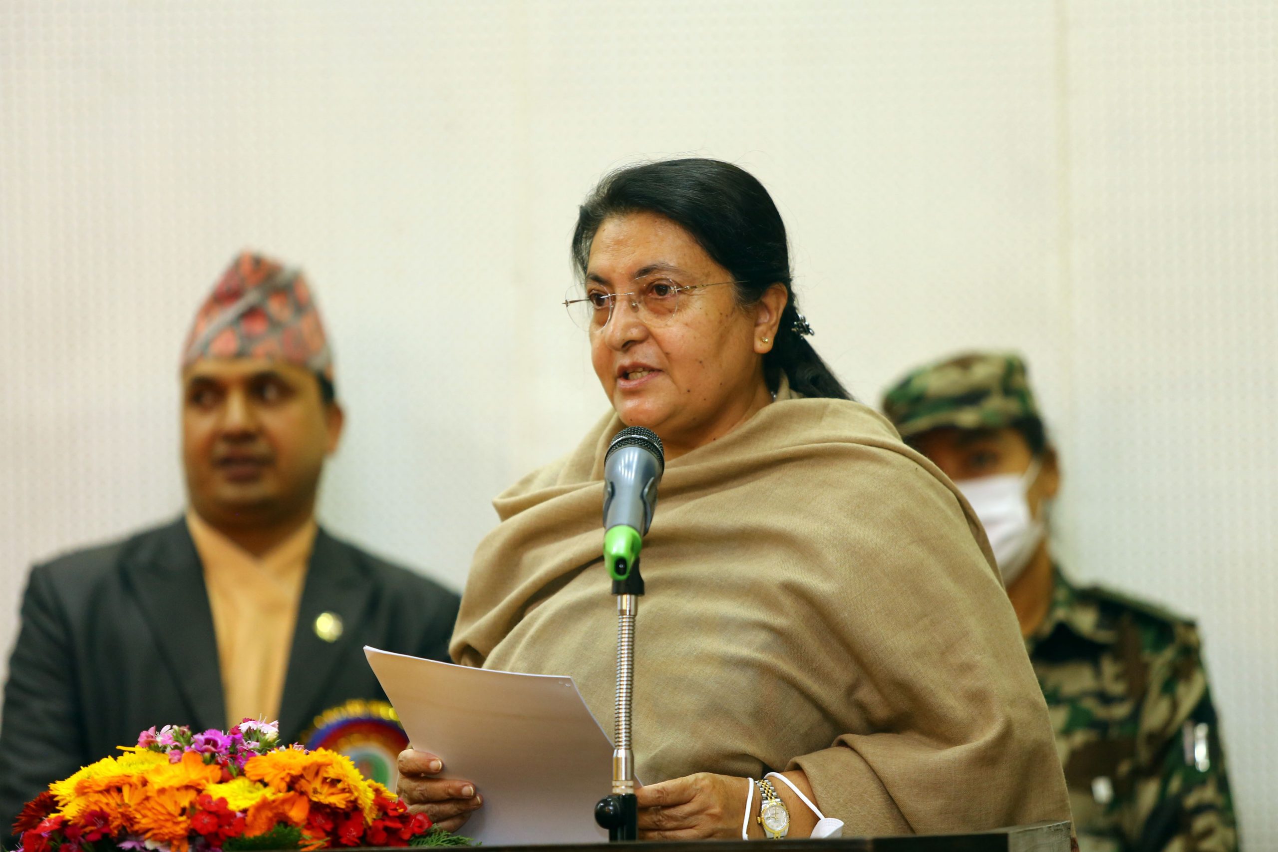 मुलुकलाई एकताबद्ध गराउन स्रष्टाको उल्लेख्य योगदान छ: राष्ट्रपति भण्डारी