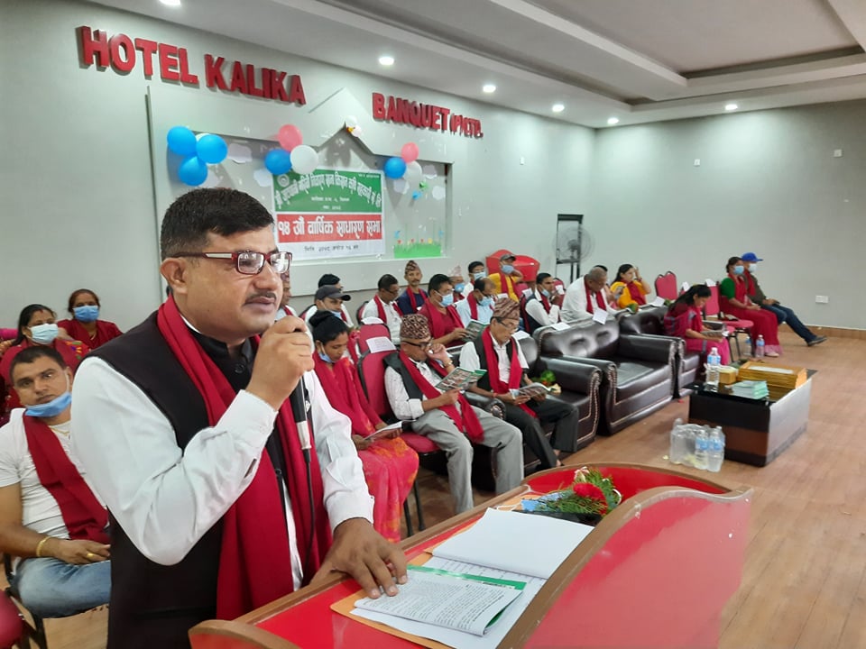 कालिका-६, खोलेसिमल स्थित जुटपानी गरिबी निवारण साना किसान सहकारीको १४औं साधारण सभा सम्पन्न