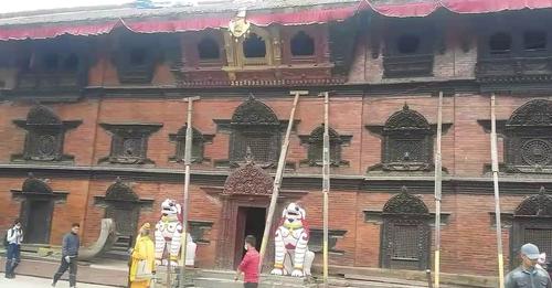 भूकम्पपछिको कुमारी घर: प्राविधिक अध्ययन गरेको ६ वर्ष बित्यो, भवन अझै टेकोका भरमा