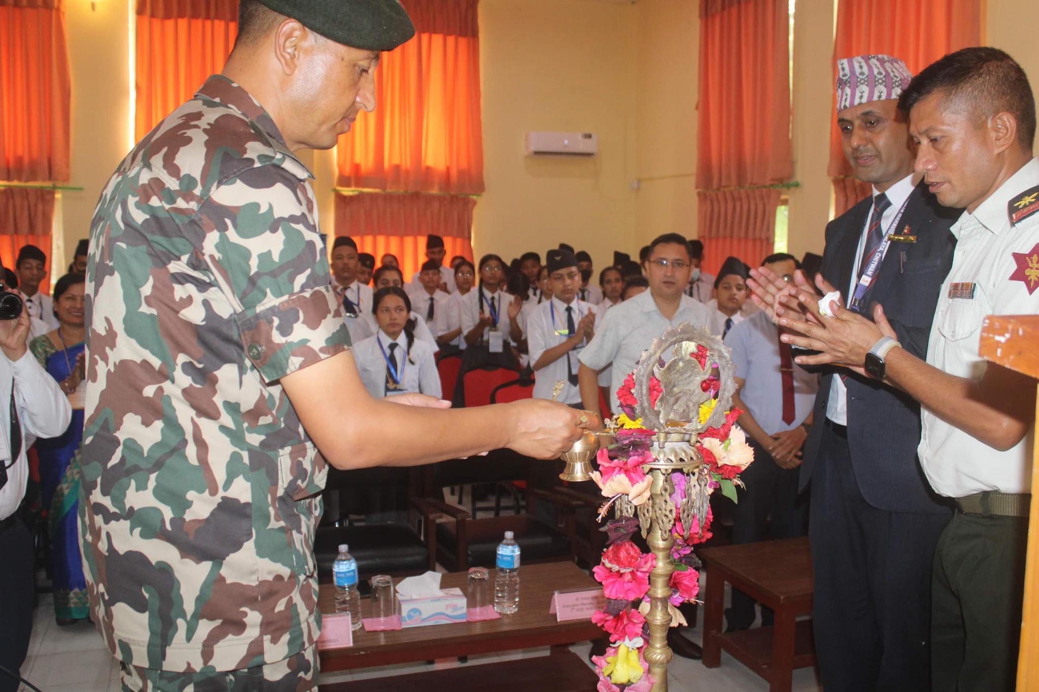 सैनिक महाविद्यालय विद्यार्थी गुणिय चक्रको सातौ हब सम्मेलन चितवनमा सम्पन्न