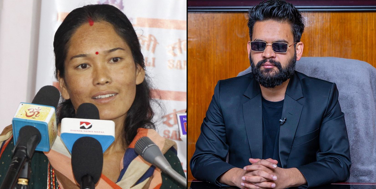 बालेनलाई ठेलागाडा खोसिएकी शर्मिलाको प्रश्न : हामी यो देशका नागरिक होइनौँ र ?
