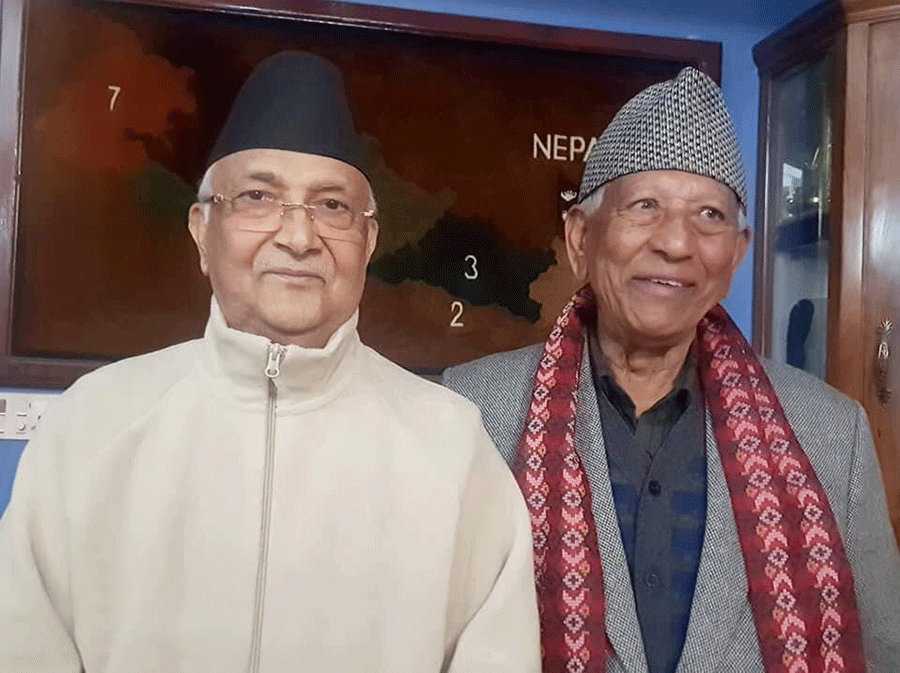 एमाले अध्यक्ष ओली र कांग्रेस नेता केसीबीच बालकोटमा भेटवार्ता
