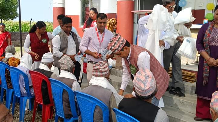 कालिकाका ज्येष्ठ नागरिकलाई सम्मान