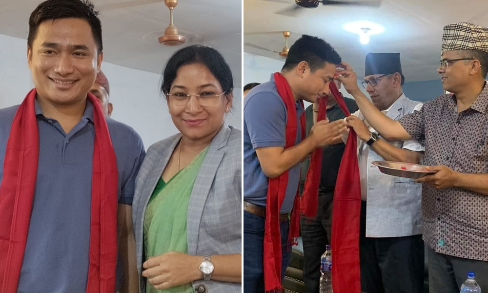 भरतपुरकी मेयर दाहालले महानगरका कर्मचारीलाई गराइन् माओवादीमा प्रवेश