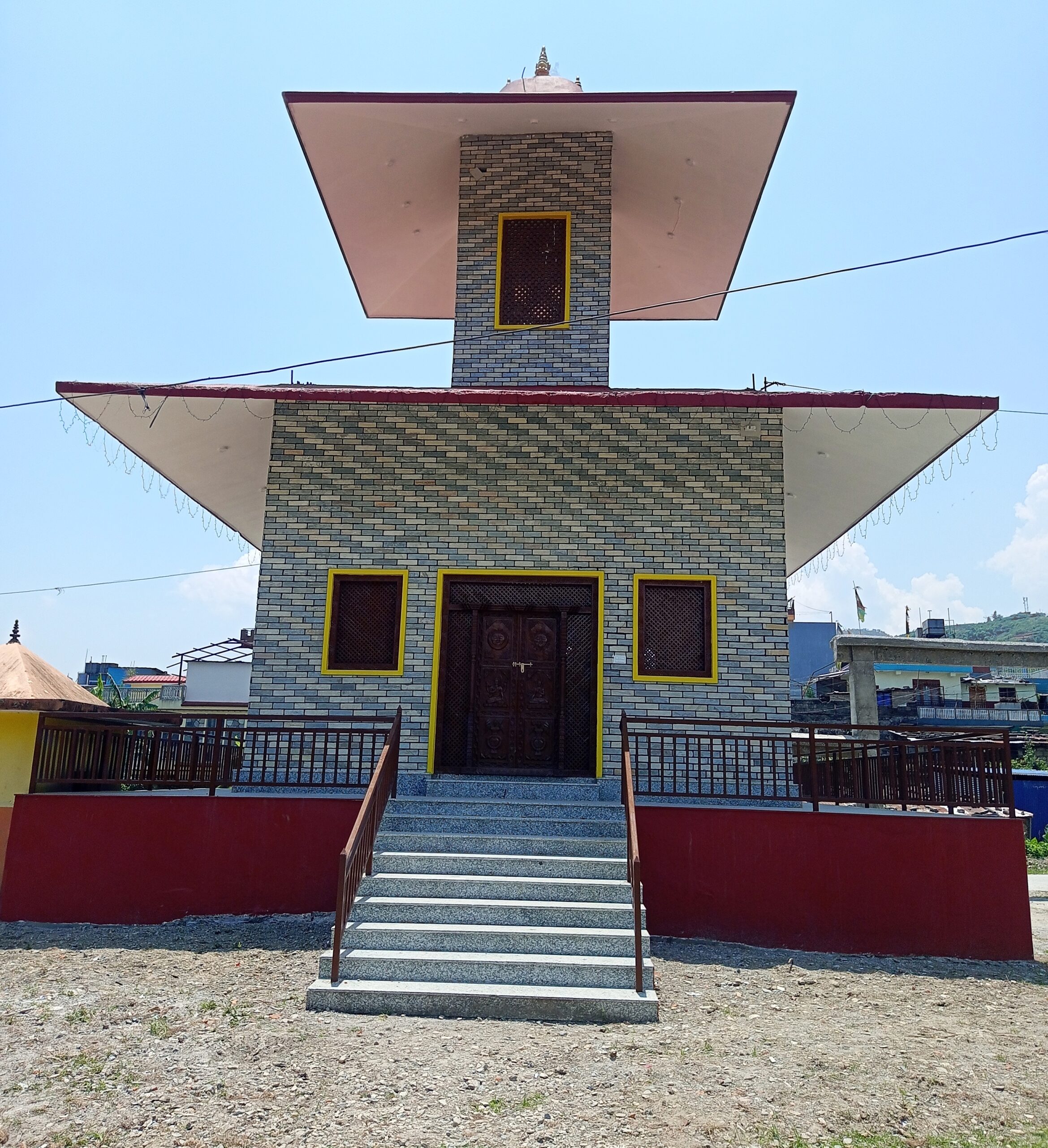 गण्डकीकै जेठो विद्यालयमा कास्कीकै अग्लो शिवपञ्चायन मन्दिर