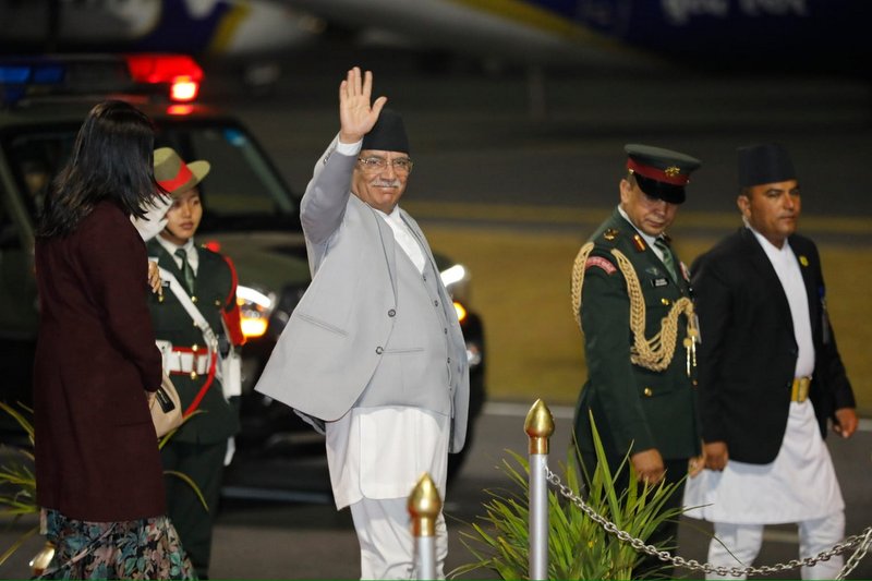 प्रधानमन्त्री दाहाल युगाण्डा प्रस्थान