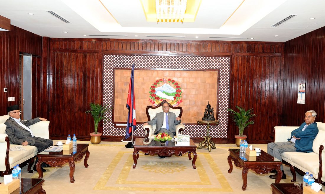 राष्ट्रियसभा निर्वाचनको सीट भागबन्डाको विषयलाई लिएर सत्ता गठबन्धन र एमाले छलफल गर्ने