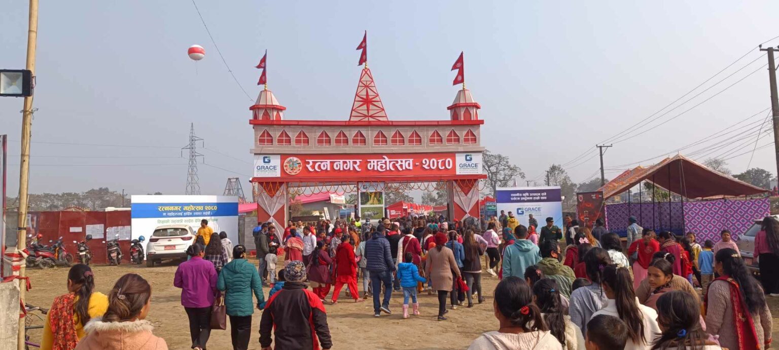 रत्ननगर महाेत्सव: नवाैं दिनसम्म एक लाख ७८ हजारले गरे अबलाेकन