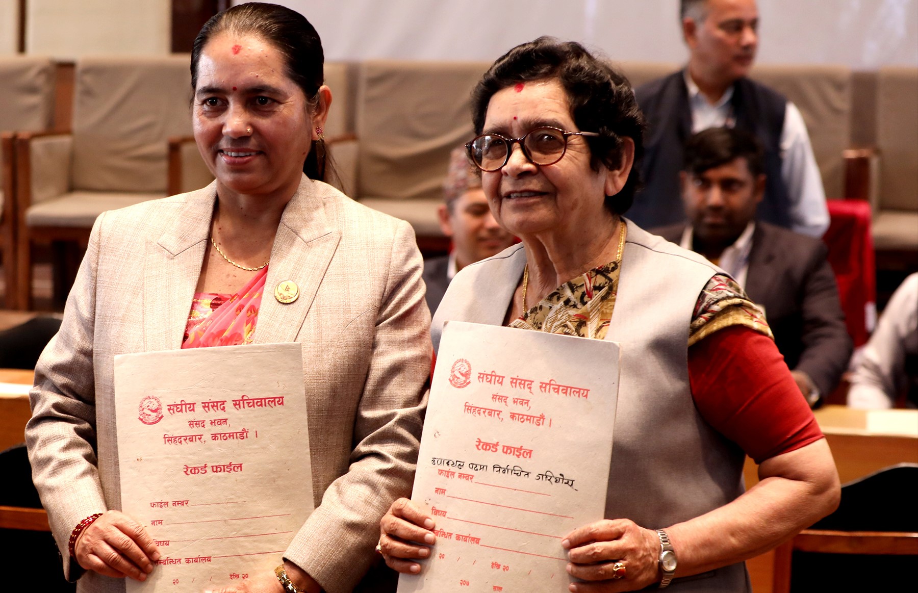 राष्ट्रियसभा उपाध्यक्षको निर्वाचन आज, एमालेकी घिमिरे र कांग्रेसकी पुडासैनी मैदानमा