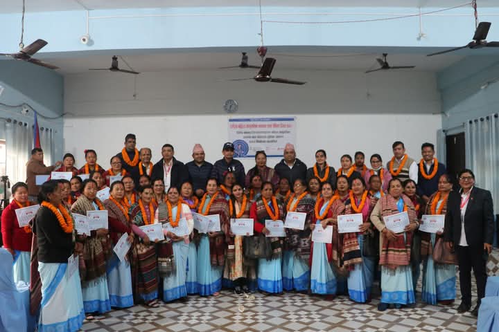कालिका नगरपालिकाले गर्‍यो ३७ जना महिला स्वास्थ्य स्वयंसेविकालाई सम्मान
