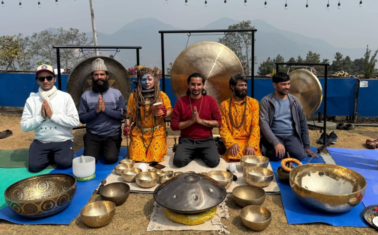 महाशिवरात्रीको अवसरमा काठमाडौंमा ध्वनि चिकित्सा तथा योग कार्यक्रम