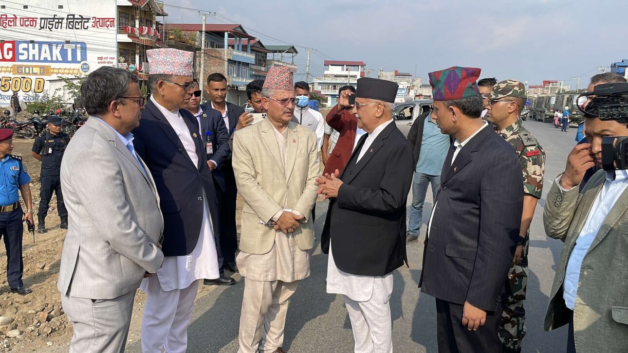 नारायणगढ–बुटवल सडक समयमै पूरा हुन्छ: प्रधानमन्त्री ओली