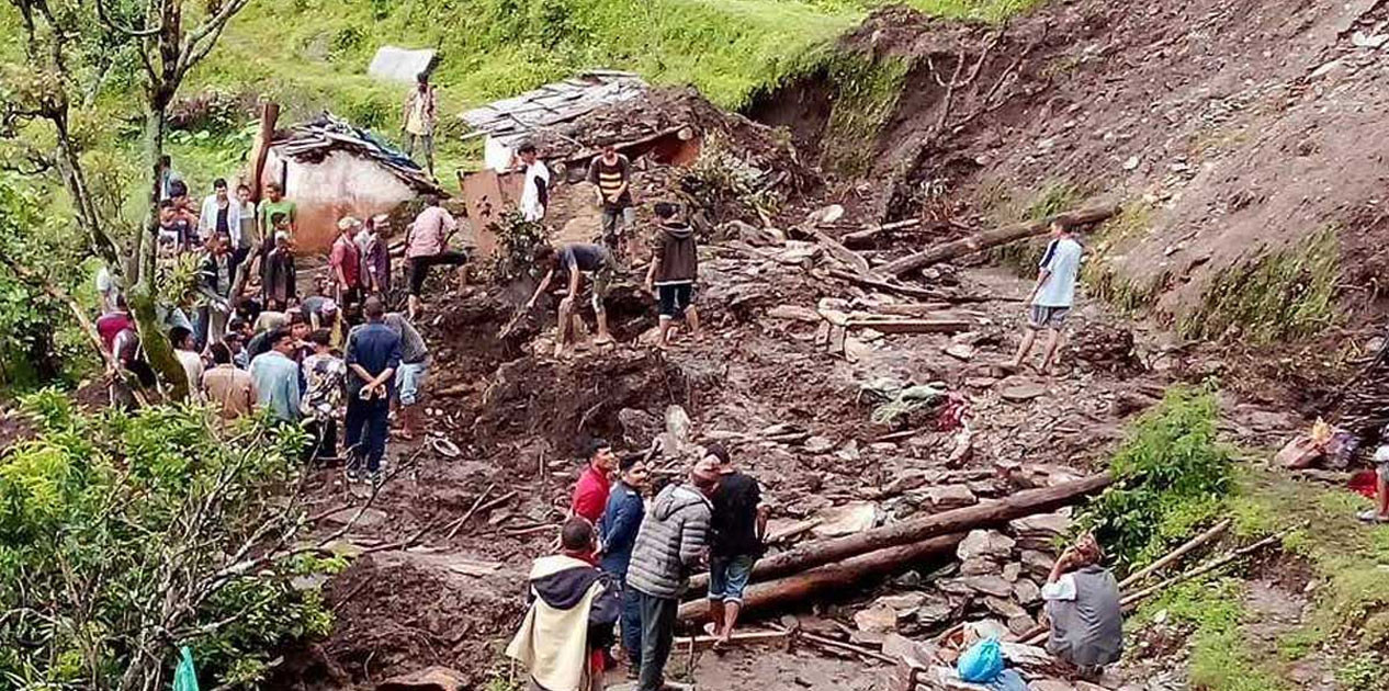 मनसुनजन्य विपद्बबाट ज्यान गुमाउनेको सङ्ख्या ६० पुग्यो