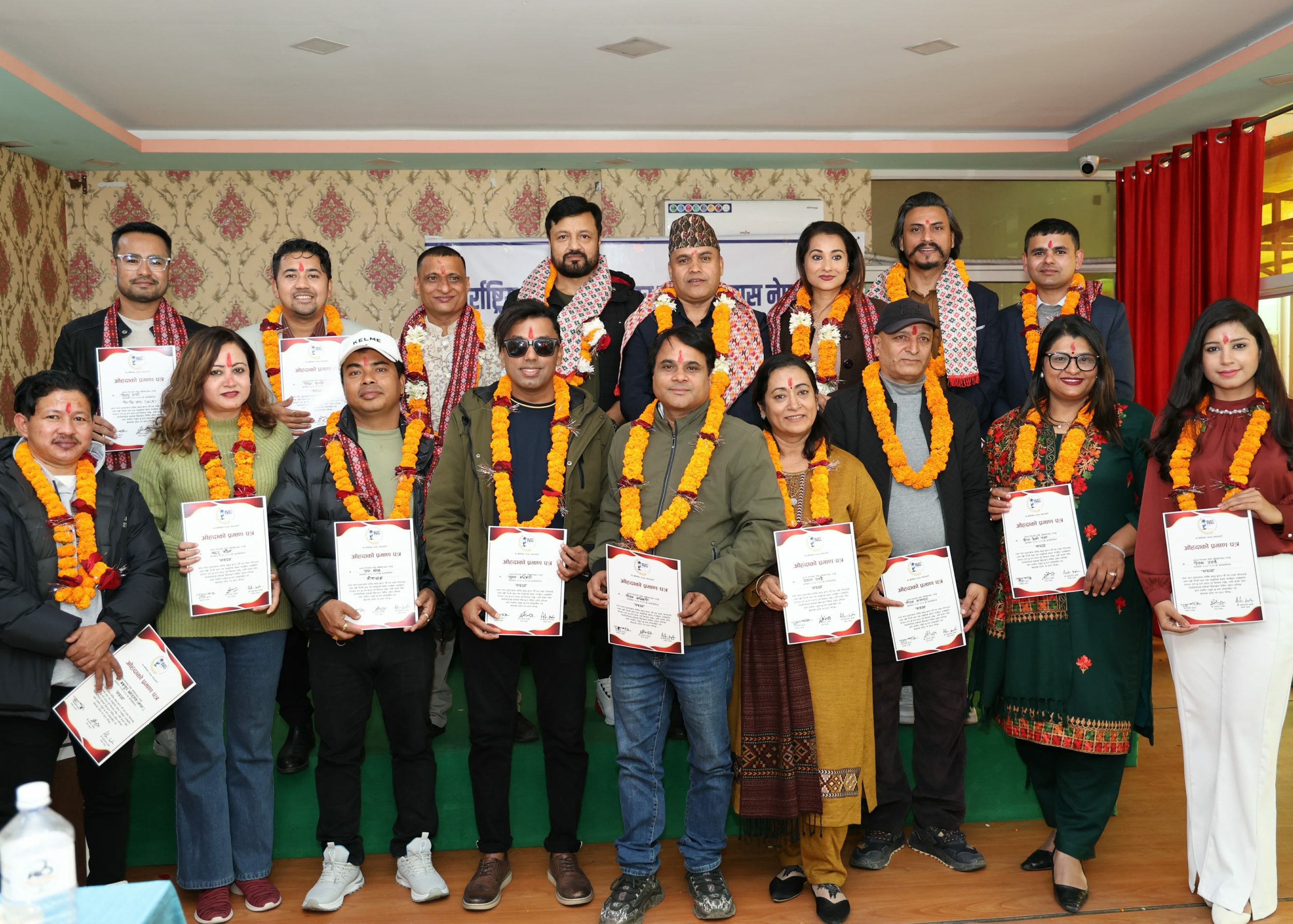 इनास नेपालमा १७ सदस्यीय नयाँ कार्यसमिति चयन, अध्यक्षमा लामिछाने